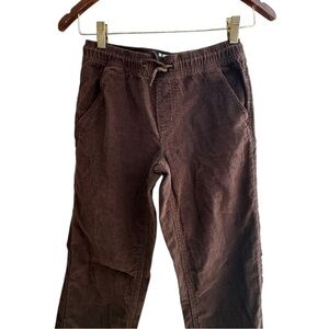 Buffalo David Bitton Boys Slim Straight Fit Corduroy Pants - Rich Brown